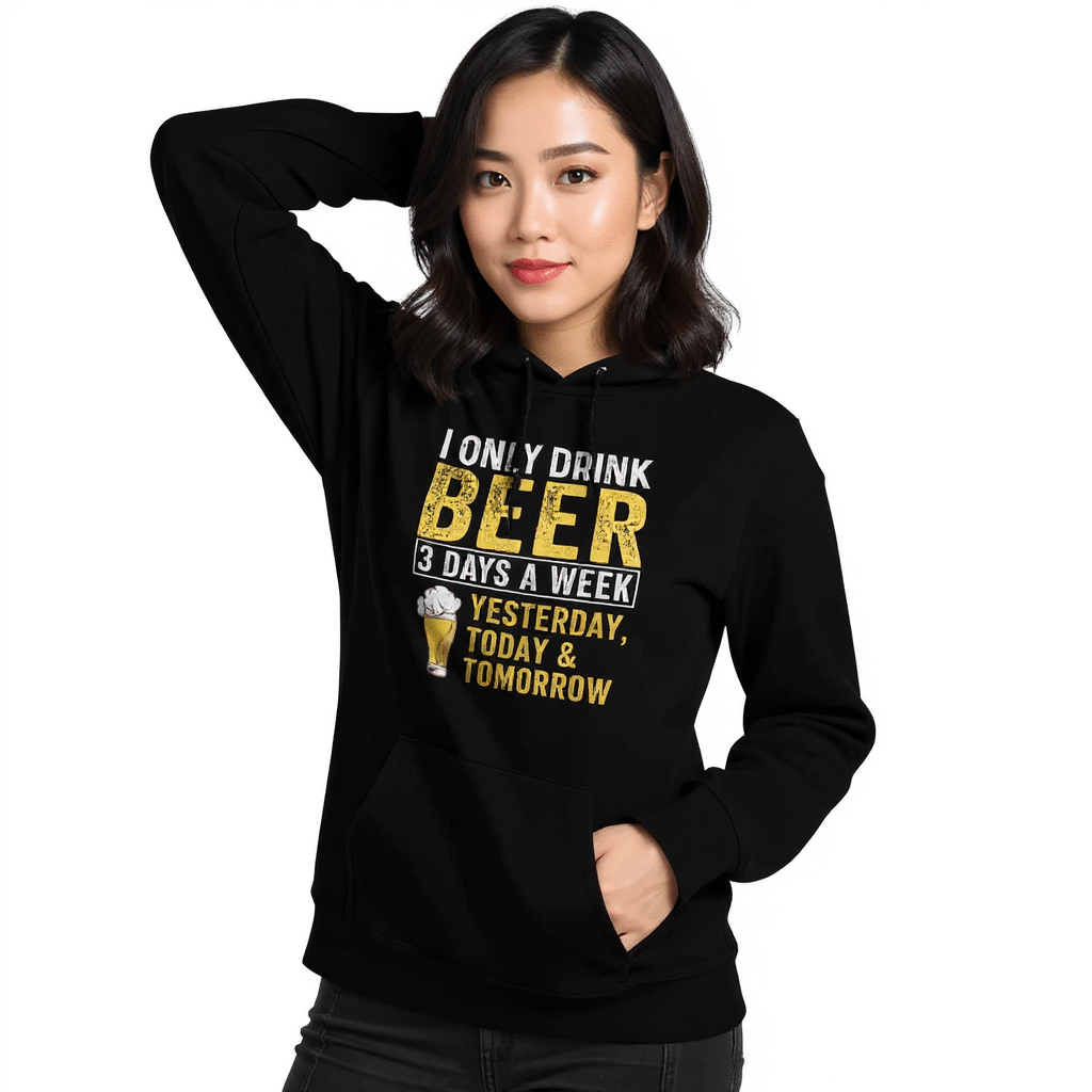 I only Drink Beer 3 days a week Unisex Hoodie - Gilden - Image 5