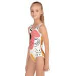 All-Over Print Kids Swimsuit - Sea - Image 3