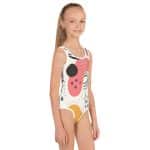 All-Over Print Kids Swimsuit - Sea - Image 4