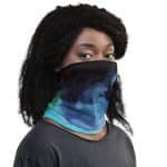 Abstract Colorful Smoke Neck Gaiter - Image 2