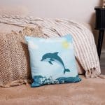 Dolphin Printed Premium Pillow Case - Image 3