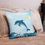 Dolphin Printed Premium Pillow Case