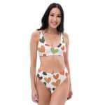 Recycled high-waisted bikini
