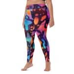 Women's All Over Print Abstract Yoga Leggings - Image 2