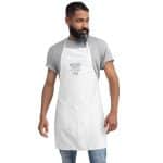 Never Trust a Skinny Chef Embroidered Apron - Image 7