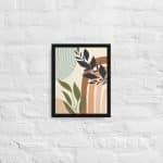 Boho Abstrtact Framed Wall Art - Image 3