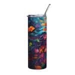 Mermaid Prints Stainless steel tumbler - Image 8