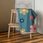 All Over Print Floral Towel - Image 3