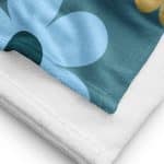 All Over Print Floral Towel - Image 2