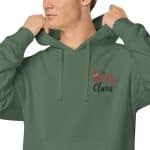 Unisex Pigment-dyed Hoodie - Boss Claus - Image 15