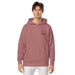 Unisex Pigment-dyed Hoodie - Boss Claus - Image 16