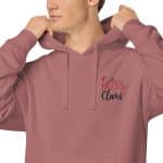 Unisex Pigment-dyed Hoodie - Boss Claus - Image 22