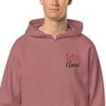 Unisex Pigment-dyed Hoodie - Boss Claus - Image 17