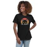 Ew People Cat Women's Relaxed T-Shirt - Bella + Canvas - Image 7