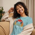 Ew People Cat Women's Relaxed T-Shirt - Bella + Canvas - Image 12