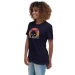 Ew People Cat Women's Relaxed T-Shirt - Bella + Canvas