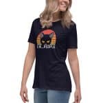 Ew People Cat Women's Relaxed T-Shirt - Bella + Canvas - Image 3