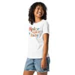Women's Relaxed T-Shirt - Spice Baby - Image 46