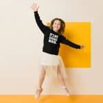 It's My Birthday Bro Youth crewneck sweatshirt - Image 2