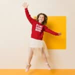 It's My Birthday Bro Youth crewneck sweatshirt - Image 7