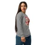 Women's Garment-dyed heavyweight Valentine's Day long-sleeve Shirt - Farm Chickens - Image 13