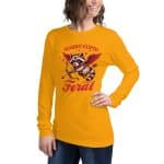 Women's Long Sleeve Valentine's Day Tee - Cupid Feral Raccoon - Image 34