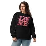 Women's Premium Heavyweight Long Sleeve Valentine's Day Love Shirt