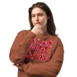 Women's Premium Heavyweight Long Sleeve Valentine's Day Love Shirt - Image 6