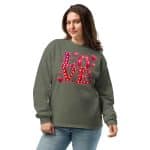 Women's Premium Heavyweight Long Sleeve Valentine's Day Love Shirt - Image 7