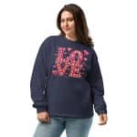 Women's Premium Heavyweight Long Sleeve Valentine's Day Love Shirt - Image 3