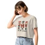 Women’s Christmas crop top - Tis The Season - Image 19