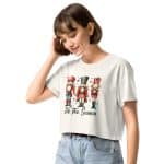 Women’s Christmas crop top - Tis The Season - Image 29
