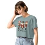Women’s Christmas crop top - Tis The Season - Image 10