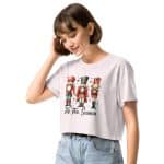 Women’s Christmas crop top - Tis The Season - Image 23
