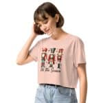Women’s Christmas crop top - Tis The Season - Image 17