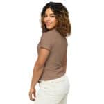 Women’s high-waisted t-shirt - Golden Glitter Fireworks 2025 - Image 5
