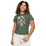 Women’s high-waisted t-shirt - Golden Glitter Fireworks 2025 - Image 15