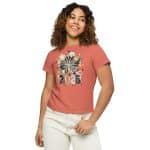 Women’s high-waisted t-shirt - Golden Glitter Fireworks 2025 - Image 6