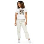 Women’s high-waisted t-shirt - Golden Glitter Fireworks 2025 - Image 13