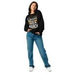 Women's Queens Are Born in March Madness neck sweatshirt