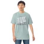 Men’s premium heavyweight tee - Stay Strong - Image 4