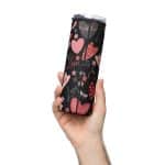 Stainless steel tumbler - Valentine's Day Wrap Hearts - Image 3