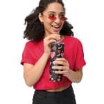 Stainless steel tumbler - Valentine's Day Wrap Hearts - Image 2