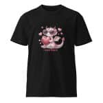 Unisex premium t-shirt - I Steal Hearts Dino - Image 7