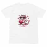 Unisex premium t-shirt - I Steal Hearts Dino - Image 14