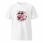 Unisex premium t-shirt - I Steal Hearts Dino - Image 13