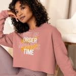 Women's Out of Order Madness Crop Sweatshirt - Image 2