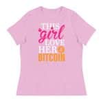 Women's Relaxed T-Shirt - This Girl Loves Her Bitcoin - Image 28