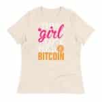 Women's Relaxed T-Shirt - This Girl Loves Her Bitcoin - Image 34
