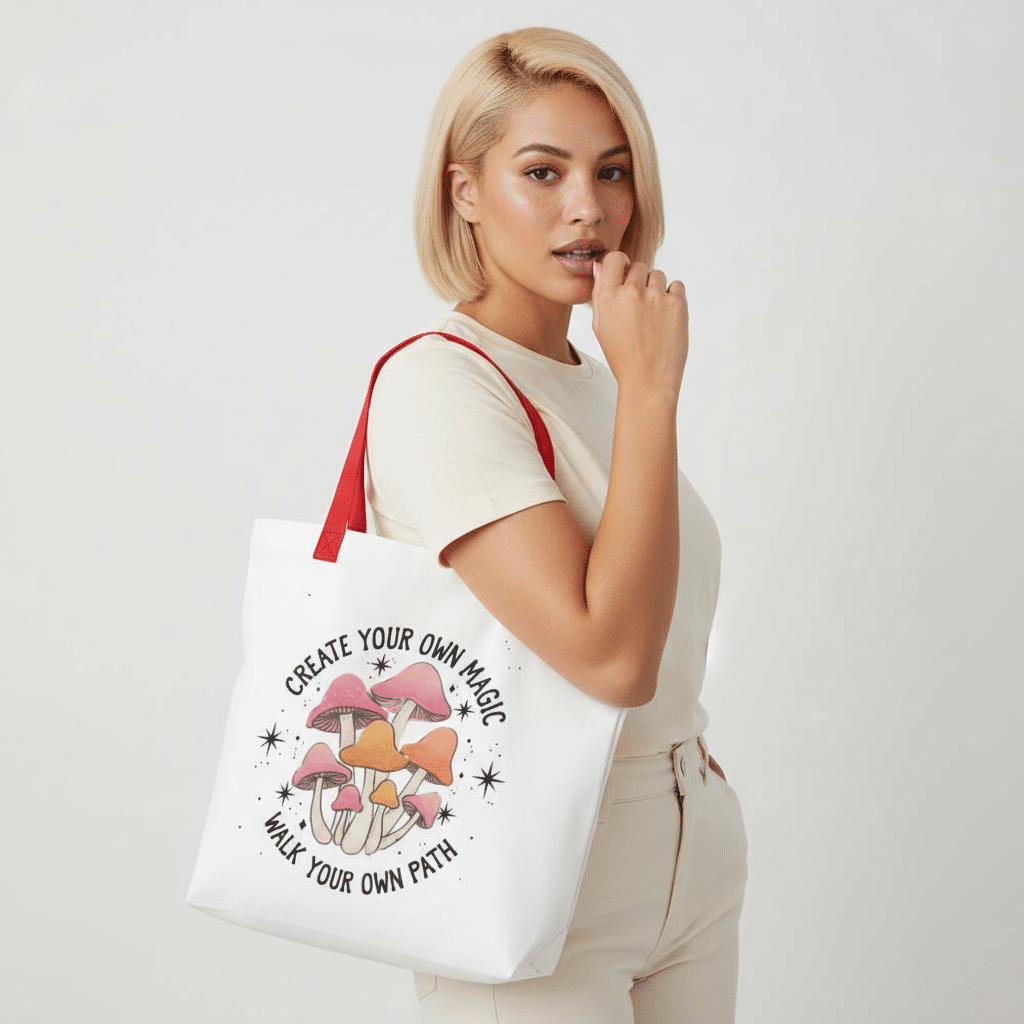 All-Over Print Large Tote Bag - Create Your Own Magic - Image 3